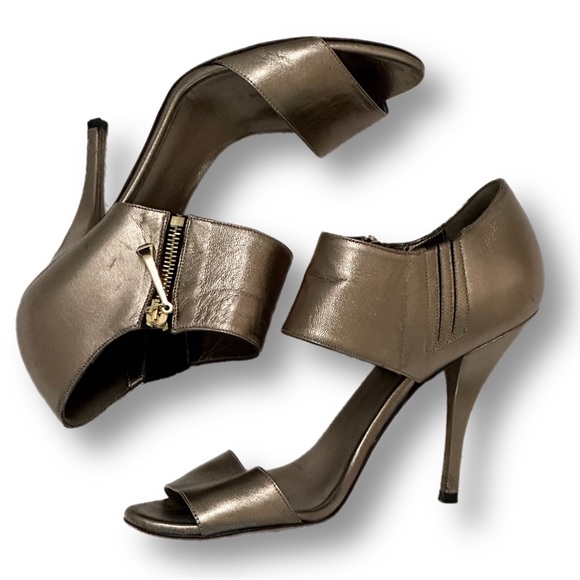 Gucci Sandals - Metallic - Size 7.5 - Picture 8 of 9